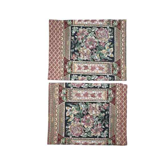 LADY PEPPERELL Percale Pillowcase Vintage Floral Standard 20x30 Pink Green USA - Picture 2 of 6